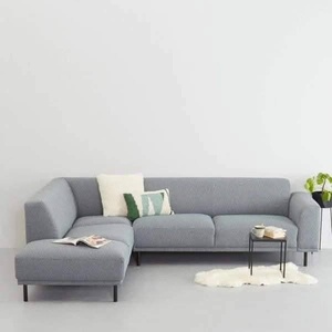 Conjunto de sofás seccionales modernos en forma de L, tapizados en tela, conjunto de sofás de lujo, conjunto de sofás para sala de estar, muebles para uso en casa o villa. - Product Image 1