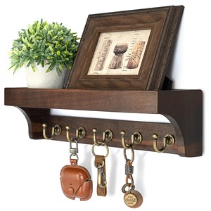 Acacia Wood wooden <b>key</b> holders and wall hooks OEM Custom Wholesale | Aqdus Saleem India - Product Image 3