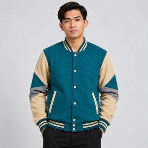 เสื้อแจ็คเก็ตวาร์ซิตี้สำหรับผู้ชาย ให้ความสบายที่ยืดหยุ่น วัสดุพรีเมียม และโครงสร้างที่เชื่อถือได้ เหมาะสำหรับไลฟ์สไตล์สตรีทแวร์และการใช้งานในชีวิตประจำวัน - Product Image 1