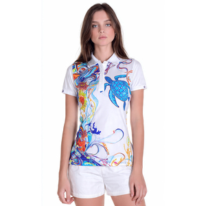 Camisa Polo Ligera para Hombre, Estilo Playero, con Botones, Sublimada, con Cuello Camisero - Product Image 4