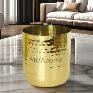 Tarro para velas dorado de latón galvanizado de 12 onzas con logotipo personalizado, tarros vacíos de acero inoxidable para hacer velas, contenedor para velas - Product Image 1