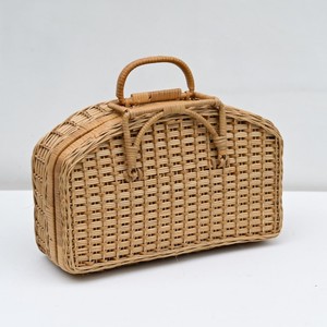 Maleta pequeña para niños, bolso práctico de ratán, maletas tejidas de la más alta calidad para transportar pertenencias - Product Image 3