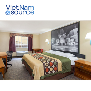 Customized Elegent Super 8 Project CaseGoods Modern <b>Bed</b> <b>Frame</b> Compression <b>Sofa</b> OEM ODM King <b>Bed</b> <b>Frame</b> Hotel Bedroom - Product Image 3