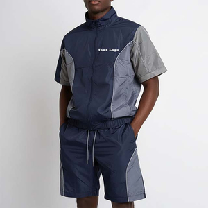 Conjunto Deportivo Casual para Hombre, Color Sólido, Transpirable, Cortavientos, Ligero, Corte Regular, Nueva Llegada 2026 - Product Image 6