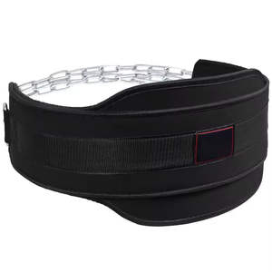 Ceinture de musculation personnalisée en gros avec chaîne en acier, équipement de fitness robuste pour la musculation à domicile et en salle de sport 2026 - Product Image 1