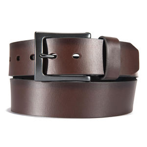 Customized Men's High Quality Genuine Cow Hide <b>Leather</b> Formal <b>Belt</b> Breathable Waterproof Luxury Alloy - Product Image 1