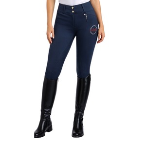 Vente en gros d'usine : Culottes d'équitation intégrales pour femmes |   Pantalon d'équitation de luxe en silicone premium antidérapant, respirant et durable - Product Image 2
