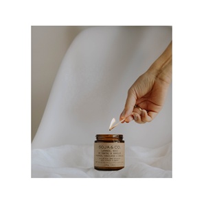 Tarro de vela a granel Diseñador único Oro esmaltado con cera Juego de cuatro Fabricante Mayorista Ventas directas de fábrica - Product Image 2