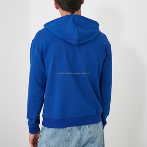 เสื้อฮู้ดขนแกะธรรมดามีฮู้ดพิมพ์โลโก้หนัก420กรัมสำหรับผู้ชาย2024แฟชั่นอินเทรนด์มีกระเป๋าด้านหน้าที่ดูดีที่สุดของผู้ชาย - Product Image 5