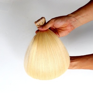 100% Extensiones de cabello humano vietnamita Mejor calidad Rubio recto Precio al por mayor - Product Image 2