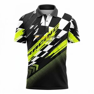 Concevez vos propres polos de course personnalisés, polos de course à manches courtes, polos d'équipe de course F1, vêtements de course automobile - Product Image 4