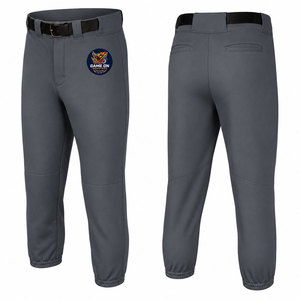 Professional Baseball Pants with Reinforced Knees OEM <b>Athletic</b> Fit Baseballs Pants for Teams Sports Durable Plain Baseball Pants - Product Image 1