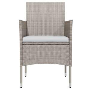 Conjunto de Comedor de Jardín en Beige y Negro, Muebles de Patio Elegantes para Entretenimiento al Aire Libre - Product Image 4