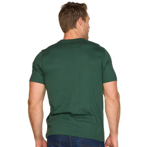 Camiseta Roja Oscura de Primera Calidad |   Camisetas de Cuello Redondo y Manga Corta, Camisetas Casuales de Color Sólido, Camisetas Básicas - Product Image 6