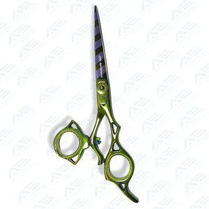 Ciseaux de barbier élégants en acier inoxydable, ciseaux professionnels pour couper les cheveux pour salon et salon de coiffure, instruments de beauté haut de gamme - Product Image 5