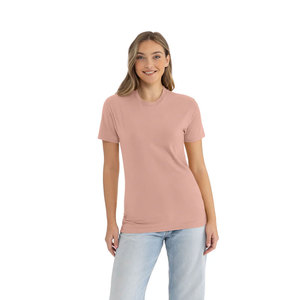 เสื้อยืดคอตตอนผู้ใหญ่ Next Level Apparel สีชมพูทะเลทราย รุ่นปรับแต่งได้ ปี 2026 เสื้อยืดคอกลมผสมโพลีเอสเตอร์ ระบายอากาศได้ดี - Product Image 4