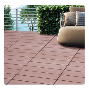 Dalles de terrasse extérieures imperméables en composite bois pour jardin et patio, dalles de terrasse emboîtables - Product Image 3