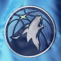 Veste universitaire personnalisée en satin bleu roi pour homme, avec logo de mascotte d'équipe, veste bomber, uniforme de baseball en gros