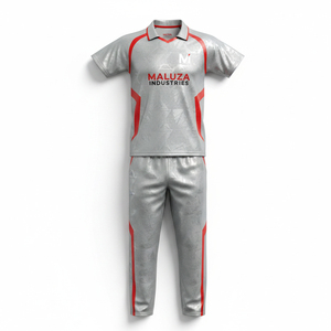 Customized Sublimated Cricket Uniform Set High Performance Breathable Cricket Jersey Shorts Pants For Tournament <b>Match</b> - Product Image 1