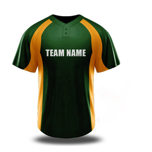 Nueva Camiseta de Béisbol Unisex Personalizada, Ropa Deportiva Corta Estampada para Adultos, Venta al Por Mayor a Bajo Precio, Material 100% Poliéster - Product Image 1