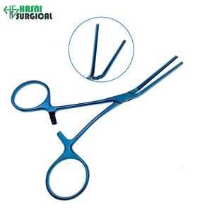 Pinza Vascular Dentada de Acero Inoxidable, Atraumática, 12.5 cm, Juego de Instrumentos Neuroquirúrgicos Manuales con Certificación CE - Product Image 1
