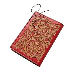 2026 Embossed Leather Passport <b>Holder</b> Customised Cowgirl Travel Passport Wallet RFID Blocking Cover with Card Slots - Product Image 3