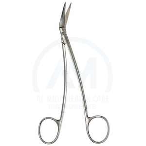 Tijeras Quirúrgicas Dentales Locklin Gum Contouring de Acero Inoxidable de Primera Calidad, Certificadas CE Clase II, Marca Al Mida Healthcare - Product Image 1