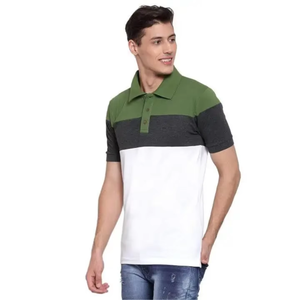 Premium Men's T-<b>Shirt</b> 100% Cotton Knitted Solid Pattern Custom Embroidered Logos Men's <b>Polo</b> t <b>Shirt</b> - Product Image 3