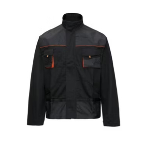Wholesale Durable Reinforce Elbow Protective Outerwear for <b>Workers</b> Field Workshop Safety Clothing Orange Stripes Workwear <b>Jacket</b> - Product Image 6