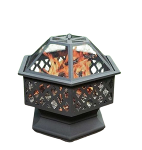 Brasero de Diseño Hecho a Mano, Color Negro, para Exteriores, Patio Trasero, Terraza, Camping, Barbacoa, Fabricante Indio - Product Image 3