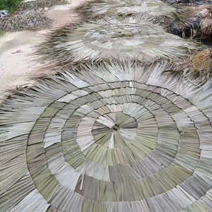 Sombrilla Plegable de Palma Natural de Vietnam de 1.8m, 2.1m, 2.6m para Decoración de Resorts y Playas, Suministrada por 99 Gold Data Firm - Product Image 2