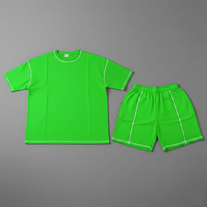Nuevo Conjunto de Verano para Hombre, Camiseta y Pantalones Cortos con Logotipo Personalizado, Conjunto Deportivo de Dos Piezas con Camiseta de Manga Corta - Product Image 6