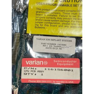 VARIAN 116156001 CPU,P CB, REV.E, 114120 - Équipements et pièces semi-conductrices d'occasion fiables à l'échelle mondiale chez - Product Image 3