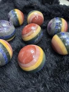 Esfera de Cristal de Ágata Tallada y Grabada de Alta Calidad, Bola de 7 Chakras, Piedra Natural, Reiki, Sanación, Mayorista de Gujarat - Product Image 4