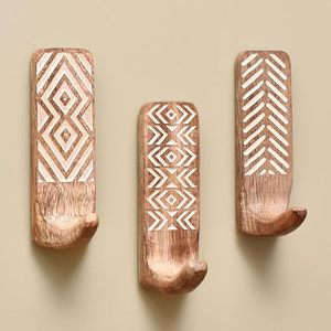 Handmade Wooden <b>Wall</b> Hanger Budget Friendly <b>Wall</b> <b>Hook</b> <b>Rack</b> for Clothes Keys Bags and Daily Use By M/S SHAAD HANDICRAFTS - Product Image 1