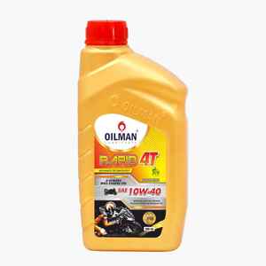 Aceite de Motor SAE 20W40 Totalmente Sintético 4T Gold, Lubricante de Alto Rendimiento para Motos Refrigeradas por Aire, Botella de 1 Litro, Fabricación India - Product Image 1