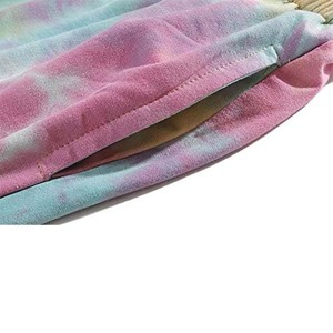 Pantalones Cortos Modernos con Estampado Tie-Dye Rosa para Hombre, Cómodos para la Playa y el Gimnasio en Verano - Product Image 3