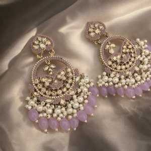 Pendientes de Perlas de Primera Calidad, Juego de Joyería de Moda de Lujo con Diseños Únicos, Chapados en Oro, Fabricante OEM ODM, Venta al Por Mayor - Product Image 6