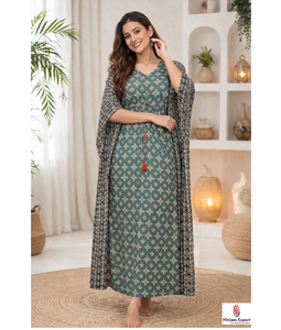 Women Printed <b>Kaftan</b> Dress Loose Fit Soft Fabric Beach Wear <b>Summer</b> Cover Up Resort Island Vacation Wholesale Supply - Product Image 1