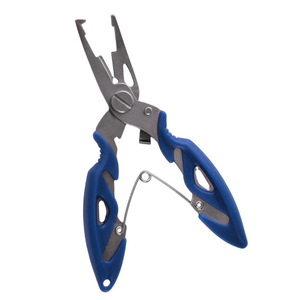 Premium Fishing Pliers Hook Removal Tool with Split <b>Ring</b> Function Braided Line <b>Cutter</b> and Sheath - Product Image 1
