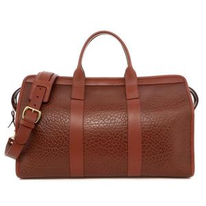 Sac de voyage vintage en cuir véritable avec logo personnalisé, fermeture éclair, roulettes, 20-36L, sangle réglable, multifonction, grande capacité - Product Image 2