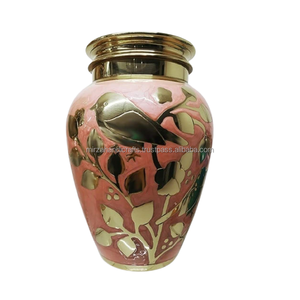 โกศสีชมพูขนาดกลางสำหรับท่องจำคนที่คุณรักหนุ่มสาวผู้ใหญ่นกทองเข้างานศพในสไตล์อเมริกันสำหรับเด็กทารก - Product Image 1