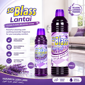 SoBlass Floor Cleaner Liquid 900ml Varian Lavender Floor <b>Detergent</b> Eco Friendly Housekeeping Cleaning Solution Wholesale - Product Image 5