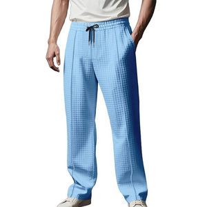 Pantalon de jogging cargo pour homme, coupe ample, multi-poches, en molleton, streetwear, coton épais, logo personnalisé - Product Image 2