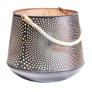 Portavelas de metal en oferta, acabado dorado, para decoración de mesa navideña en el hogar, iluminación decorativa hecha a mano para restaurantes. - Product Image 5