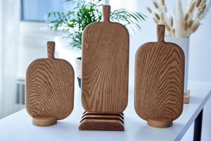 Accesorios de Cocina Completos, Regalos de Boda de Madera, Tablas de Cortar de Madera, Tabla de Cortar Queso Combinada de Madera para el Hogar - Product Image 5