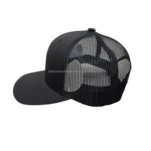 Gorra Trucker de Malla en Contraste al por Mayor, Ajustable, con Bordado Personalizado, para Exteriores - Product Image 3