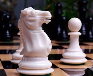 ชุดหมากรุกพรีเมียมขนาด 3.5 นิ้ว ตัวหมากรุกทำจากกระดูกเคลือบสีดำและสีขาว ราคาดีที่สุด - Product Image 3