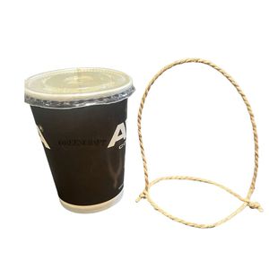 Colorful Jute cup handle strap Vietnam origin single <b>string</b> cup handle hot sale drinkware accessories in 2026 <b>string</b> cup holder - Product Image 6