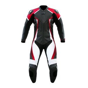 Crystal Sports Custom <b>Summer</b> Waterproof <b>Motorcycle</b> Riding Suit CE Armor Cowhide Leather Racing for Track and Street - Product Image 2